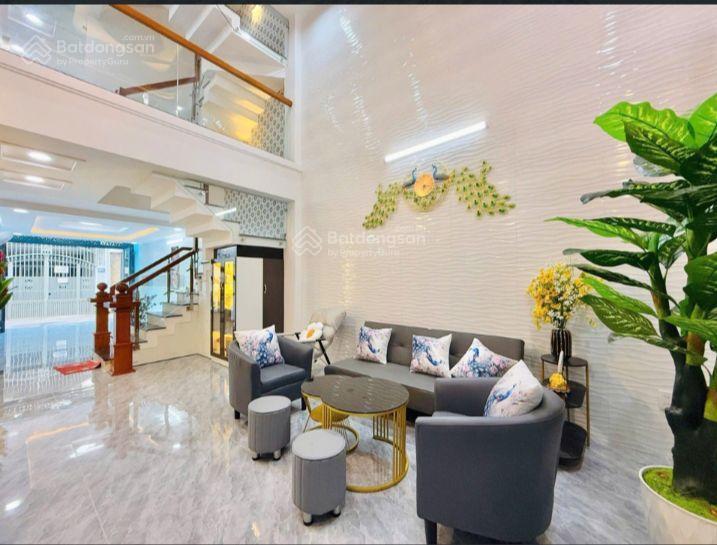 Nhà gần mặt tiền quang trung, xe hơi tránh, gần 60m2, 5 tầng, 7 phòng, nhà mới ở ngay giá 8ty08