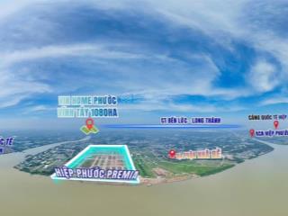 Đất nền ven sông gần cảng hiệp phước, metro số 4, vành đai 3  diện tích từ 80m2 sẵn sổ