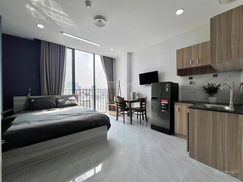 Căn hộ full nội thất  ban công ngay phan huy ích  emart  lê văn thọ