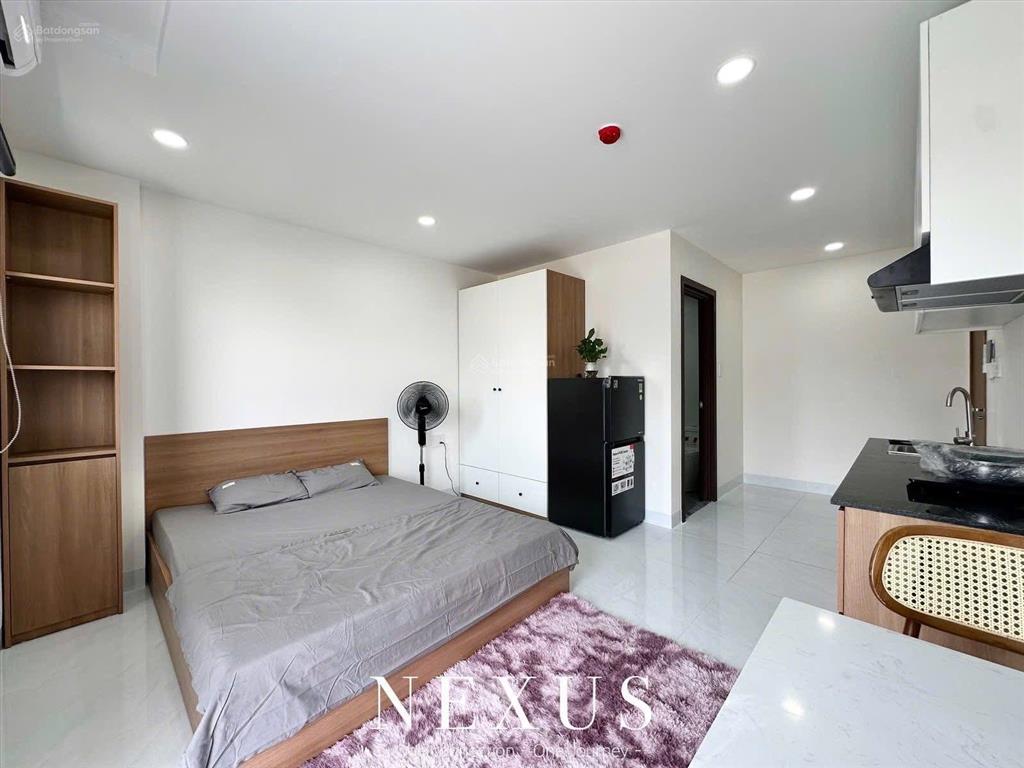 Cho thuê căn hộ 1 phòng ngủ  full nội thất  ban công ngay nguyễn văn quá  trường chinh