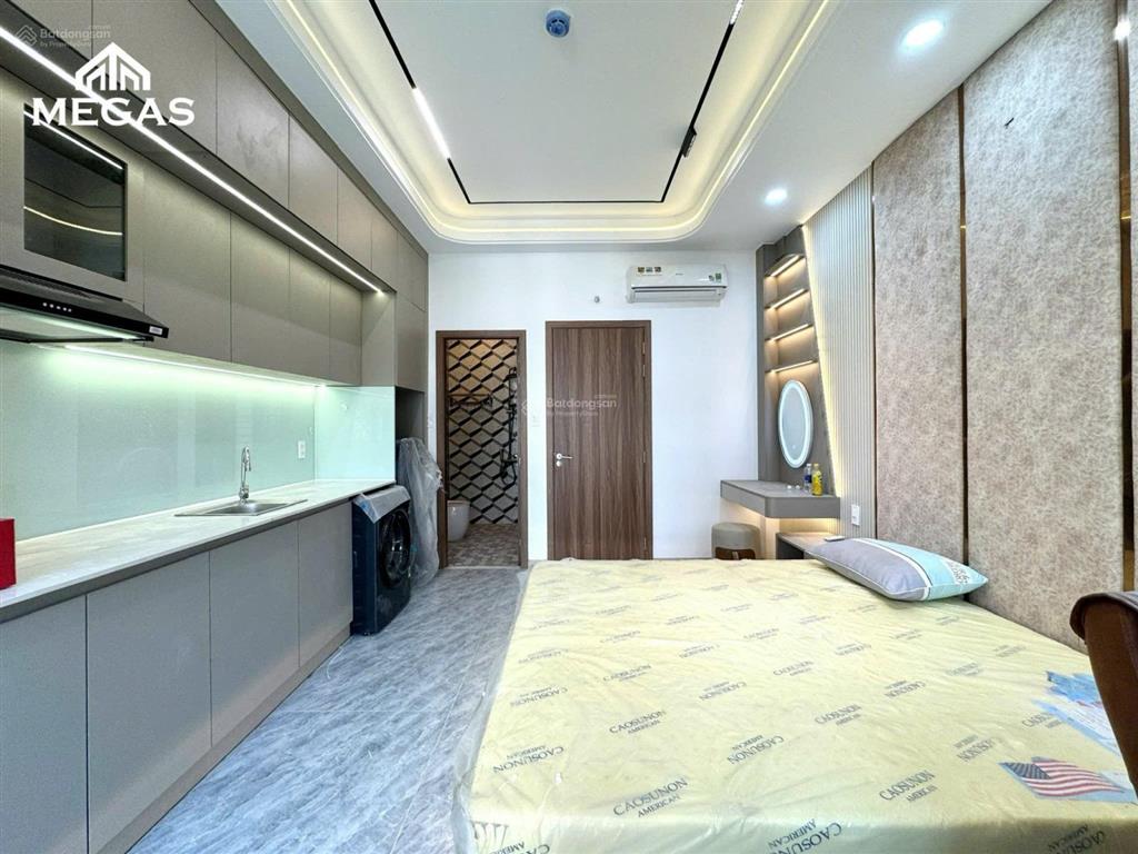 Căn hộ luxury máy giặt riêng  đầy đủ nội thất ban công ngay lê văn thọ  phạm văn chiêu  cv