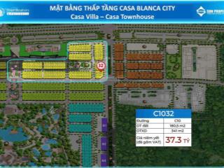 Bán villa song lập mặt tiền trục chính blanca city kế góc siêu hiếm, htls 0% trong 30th, 0936 616 ***