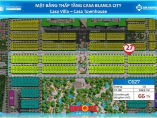 Cần bán villa đơn lập góc đặc biệt 2 mặt tiền đường 27m blanca city, 0936 616 ***