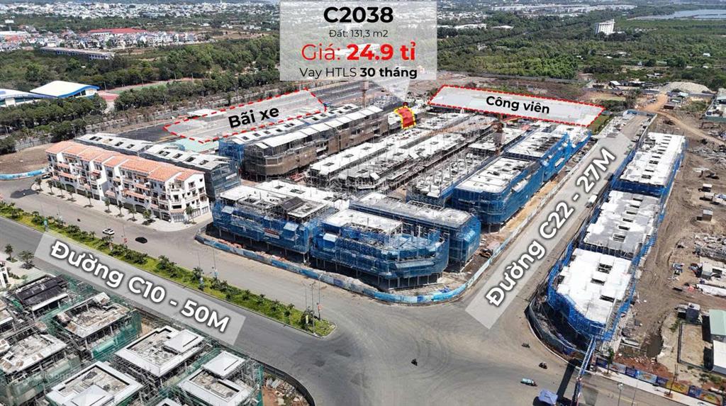 Cần bán nhà phố liền kề cạnh công viên blanca city vũng tàu, hỗ trợ lãi suất 30 tháng, 0936 616 ***
