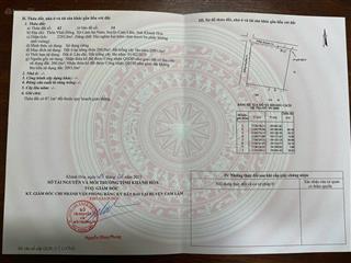 Vĩnh đông  cam an  2293 m2  tc 200m2  50 x 48m  lô góc  giá chỉ 230 triệu m ngang