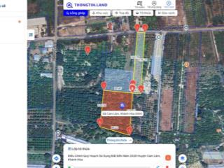 Tân lập  cam lâm  1 mẫu 4  mặt tiền đường nhựa  thổ cư  full xoài  giá chỉ 700 triệu/sào