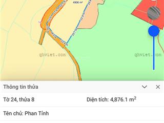 Bắc cam ranh  4.876 m2  113 m mặt tiền  giá chỉ 1 tỷ 500