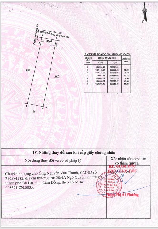 Vĩnh đông  cam an  511 m2  10 x 45  tc 100  giá 2 tỷ 100
