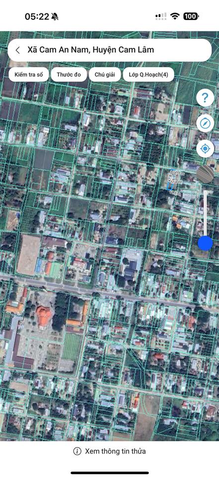 Vĩnh đông  cam an  511 m2  10 x 45  tc 100  giá 2 tỷ 100