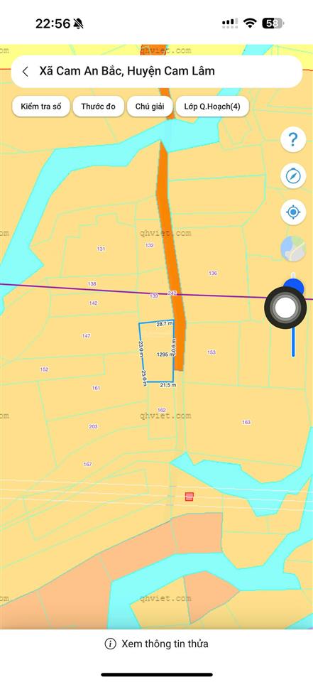 Hiền lương  cam an  1.287 m2  50 x 28  qui hoạch 2045 đất ở  giá 780 triệu/sào
