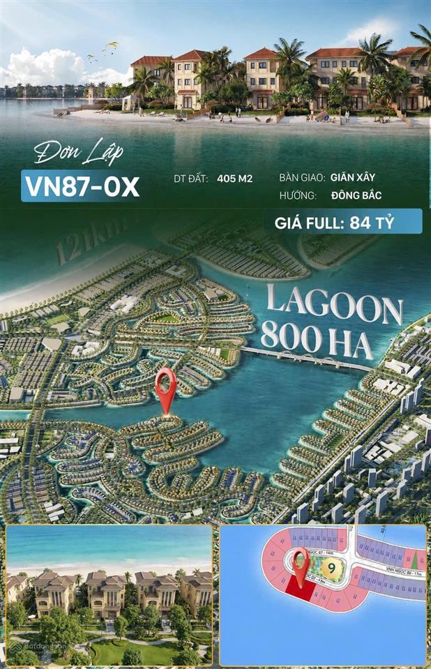 Chính chủ cần bán gấp biệt thự đơn lập vn87 vinhomes cần giờ view biển rộng siêu đẹp