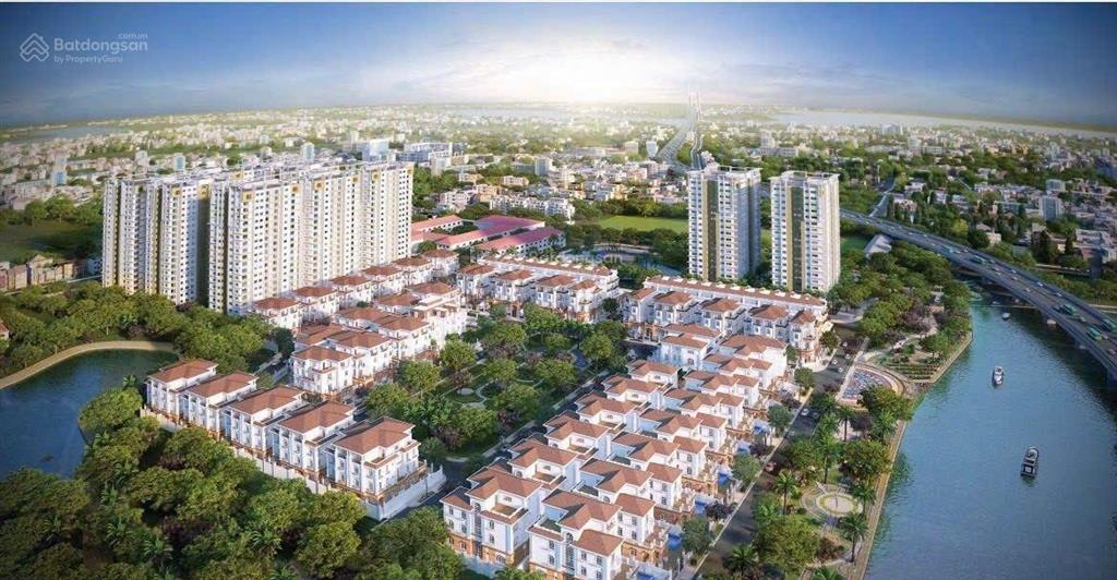 Bán biệt thự view sông kdc cityland 15x25,5m hầm 4 tầng giá 85,5 tỷ tl