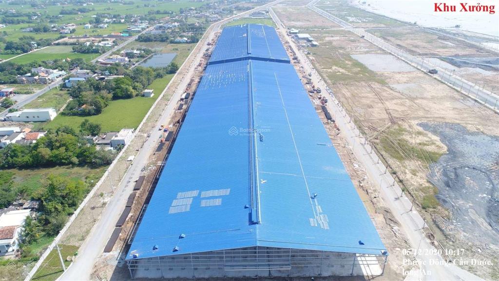 Cho thuê kho xưởng xây sẵn trong kcn cầu cảng phước đông, tỉnh long an