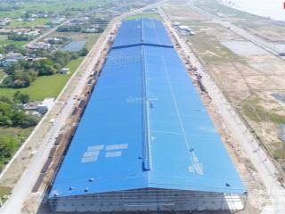 Cho thuê kho xưởng xây sẵn trong kcn cầu cảng phước đông, tỉnh long an