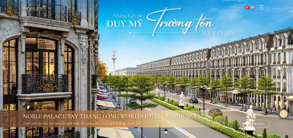 Liền kề mt 5m đường trước nhà 24m. giá tts full 17,7 tỷ tại noble tây thăng long nhận vô vàn ưu đãi