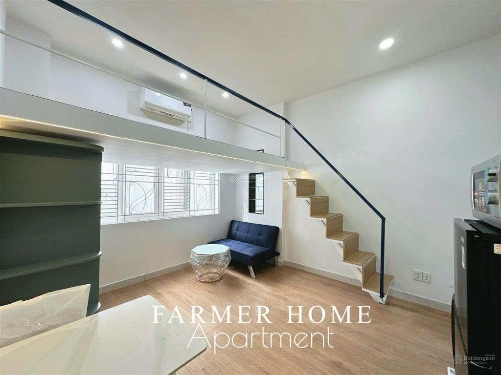 Phòng duplex mới xây 100%  rộng 30m2  full nội thất  ngay công viên phần mềm quang trung