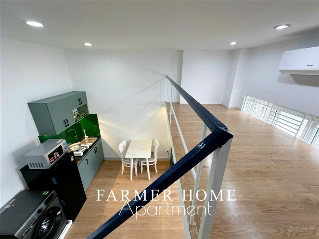 Phòng duplex mới xây 100%  rộng 30m2  full nội thất  ngay công viên phần mềm quang trung