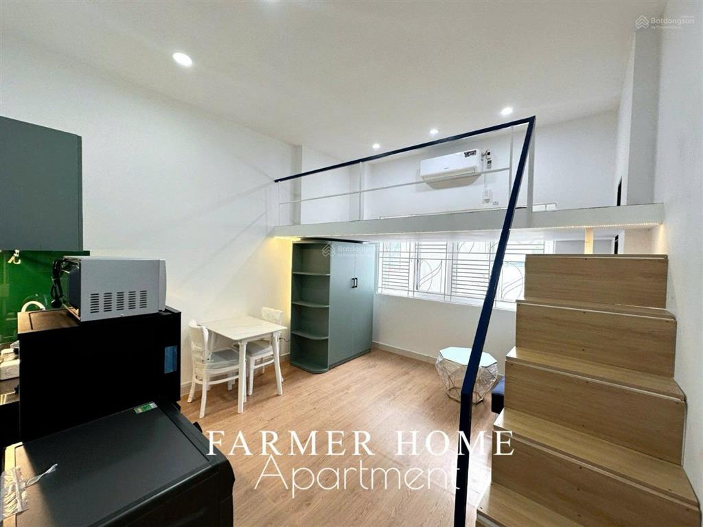 Phòng duplex mới xây 100%  rộng 30m2  full nội thất  ngay công viên phần mềm quang trung