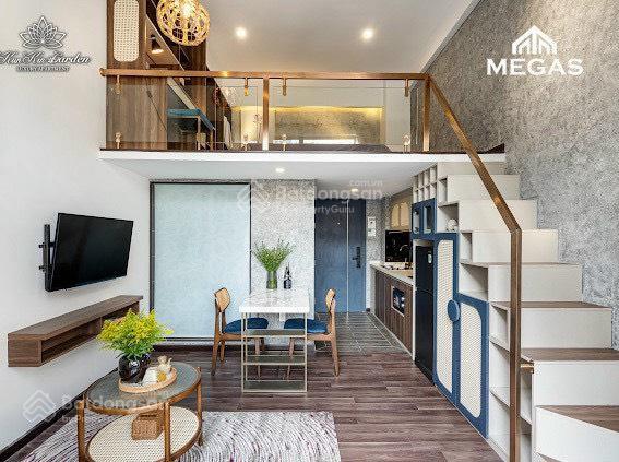 Căn hộ gác ban công giá rẻ  mới xây 100% + full nội thất  ngay công viên phần mềm quang trung