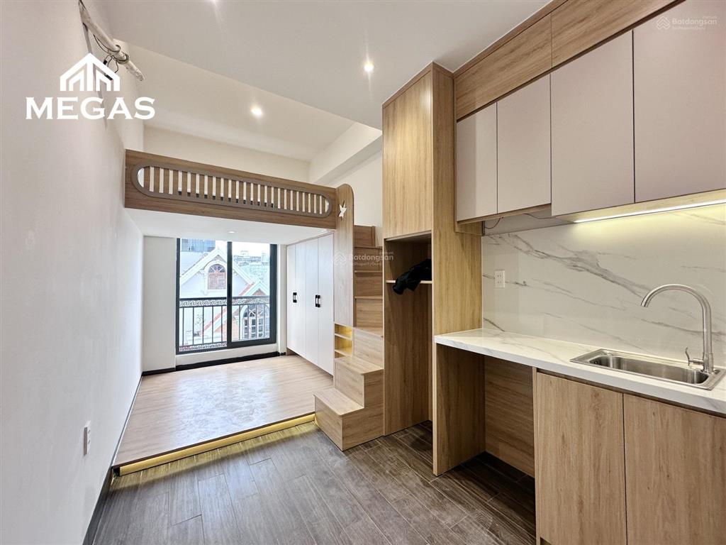 Căn hộ duplex 2 không gian ngủ  rộng trên 40m²  full nội thất  ngay emart phan văn trị
