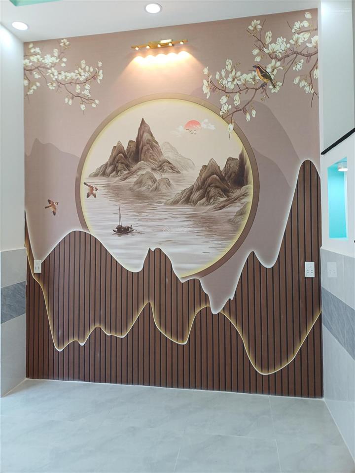 Nhà mới ở ngay33m² 3pn ,1 lầu , hẻm 3 gác lương văn can, p15q8, shr giá 3,98 tỷ