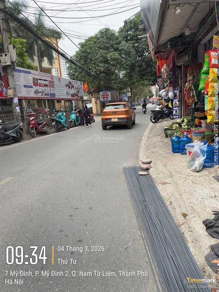 Bán gấp mảnh đất vàng mỹ đình tặng gpxd 9 tầng + hầm, đã xây tới tầng 1, dòng tiền cực khủng  rẻ