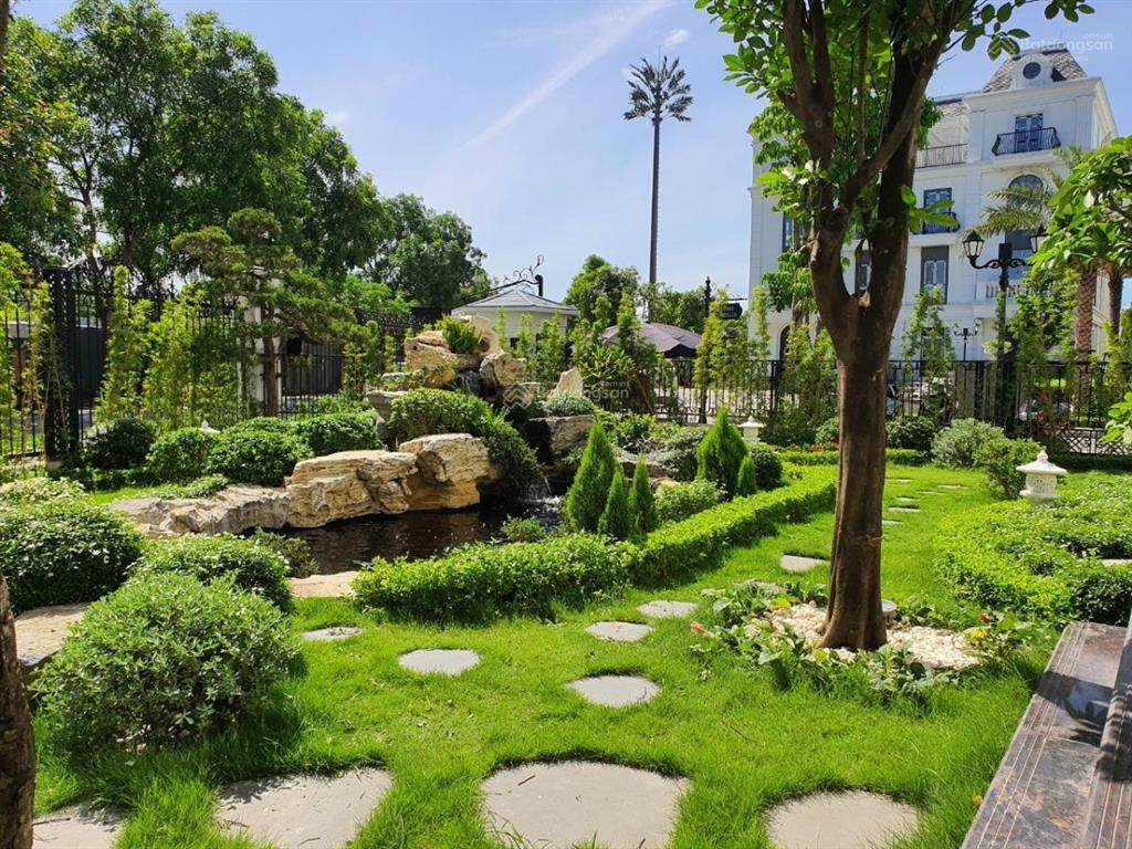 Siêu biệt thự sân vườn elegant park villa thạch bàn 102tỷ! 378m2 5tầng, căn góc đẳng cấp thượng lưu