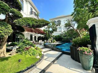Siêu bt vinhomes riverside 380m2 nguy nga lộng lẫy đẳng cấp bể bơi ngoài trời, hầm rượu, sân vườn