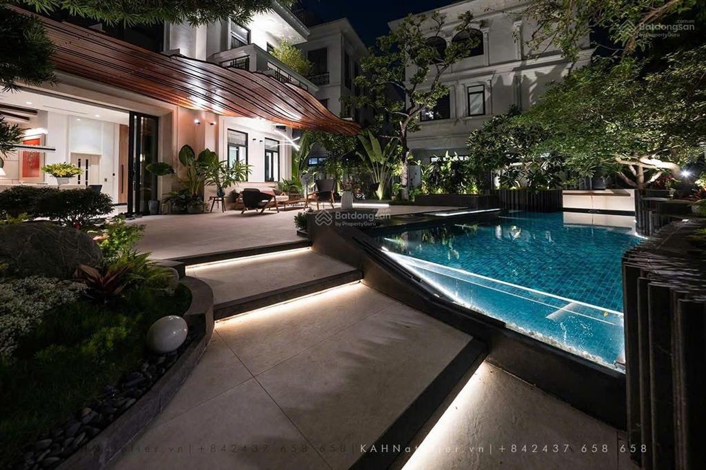 Siêu bt vinhomes riverside 380m2 nguy nga lộng lẫy đẳng cấp bể bơi ngoài trời, hầm rượu, sân vườn
