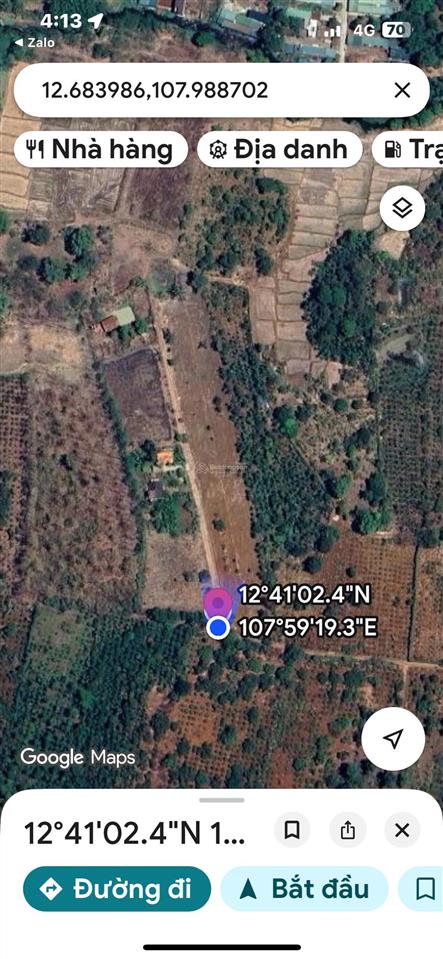 Bán đất hẻm cuối nguyễn thị định, 500 triệu, 500m2, view đẹp, uy tín. cách siêu thị go khoảng 4km