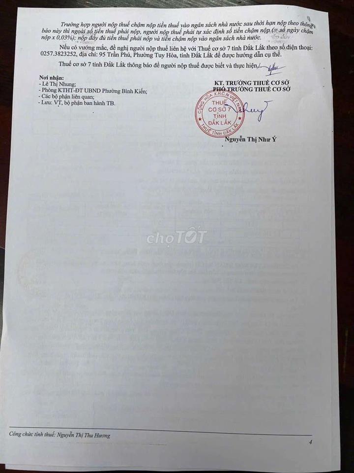 bán đất ở tại ODT thổ cư