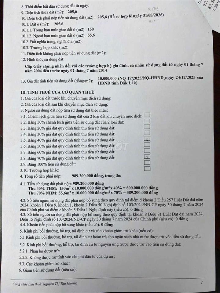 bán đất ở tại ODT thổ cư