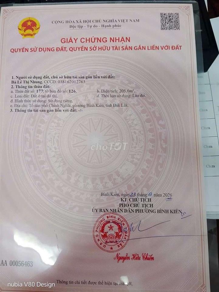 bán gấp đất và nhà thổ cư