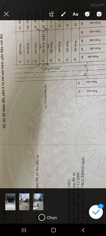 Bán lô đất đẹp ngan 5m khu phân lô dân cư cao cấp phú nhuận đường lê thị riêng quận 12  giá 7,8 tỷ