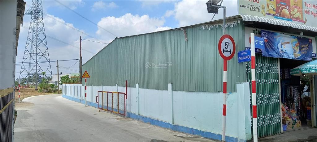 Đất thổ cư ngang 5m dài 50m tại xã tân bình, long an
