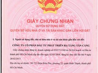 Chính chủ gửi bán 2 lô đất nền kdc tân cảng .