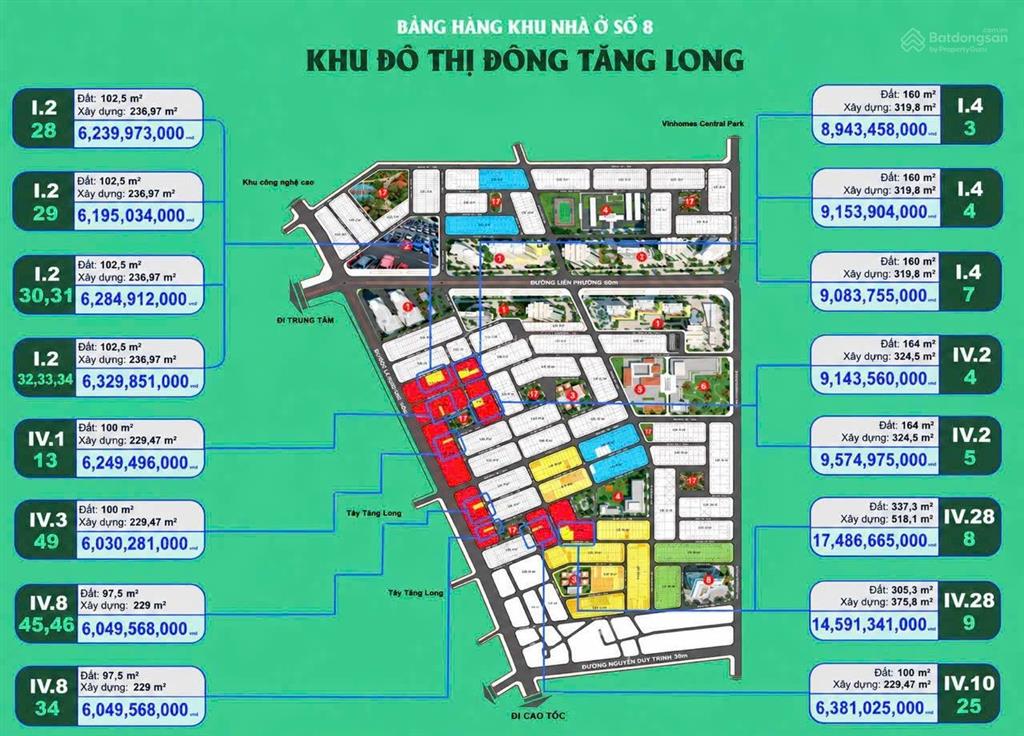 Mở bán đợt 2 khu đô thị mới đông tăng long