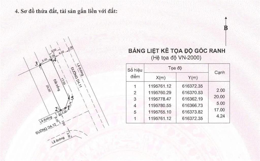 Bán lô góc 2 mặt tiền dự án đông tăng long quận 9