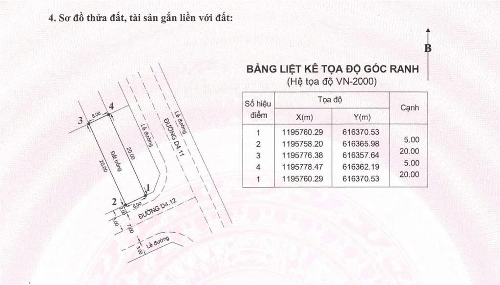 Bán lô góc 2 mặt tiền dự án đông tăng long quận 9