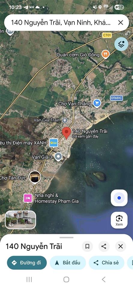 Bán nhà mặt tiền nguyễn trãi, vạn giã, vạn ninh, khánh hòa giá ngộp