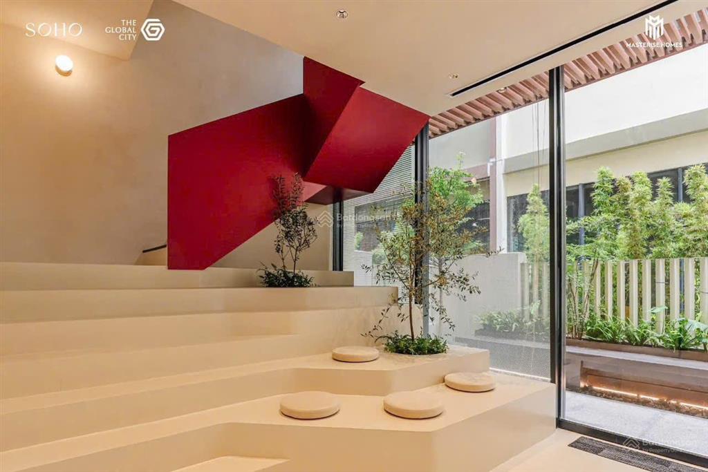 Mở bán gđ 2 phân khu soho the global city, 5x19 1 trệt 4 lầu, có thang máy, hỗ trợ vay 70%, ls 0%