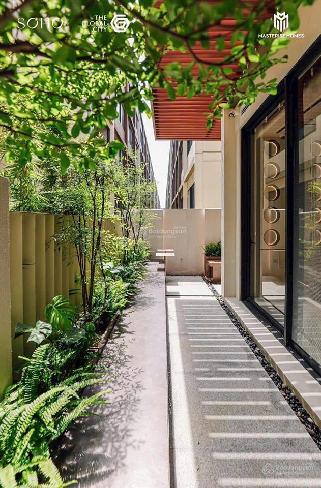 Mở bán gđ 2 phân khu soho the global city, 5x19 1 trệt 4 lầu, có thang máy, hỗ trợ vay 70%, ls 0%