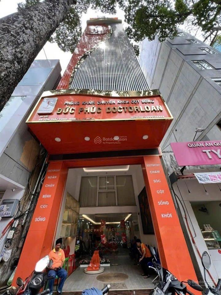 Bán gấp buildinh siêu tốt, mt 9 tôn thất tùng quận 1. dt 4.5x20, xây 8 tầng giá 70 tỷ