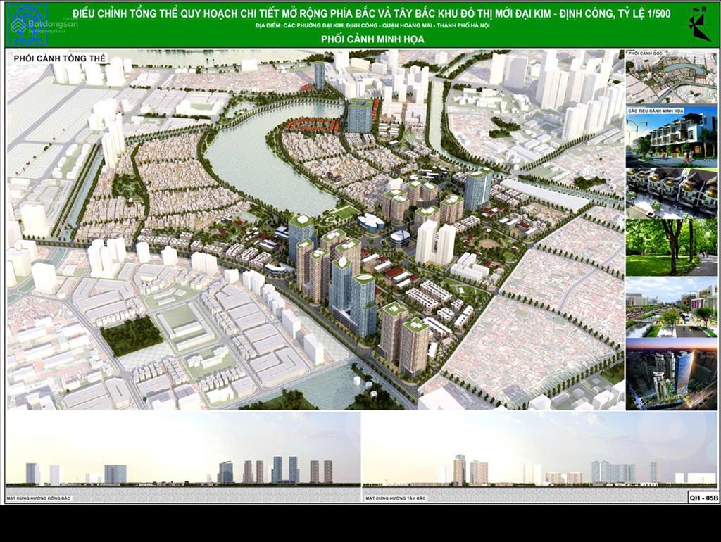 Nhượng suất đầu tư đất mặt phố kim đồng  vành đai 2.5, đại kim định công, 127m2, giá gốc