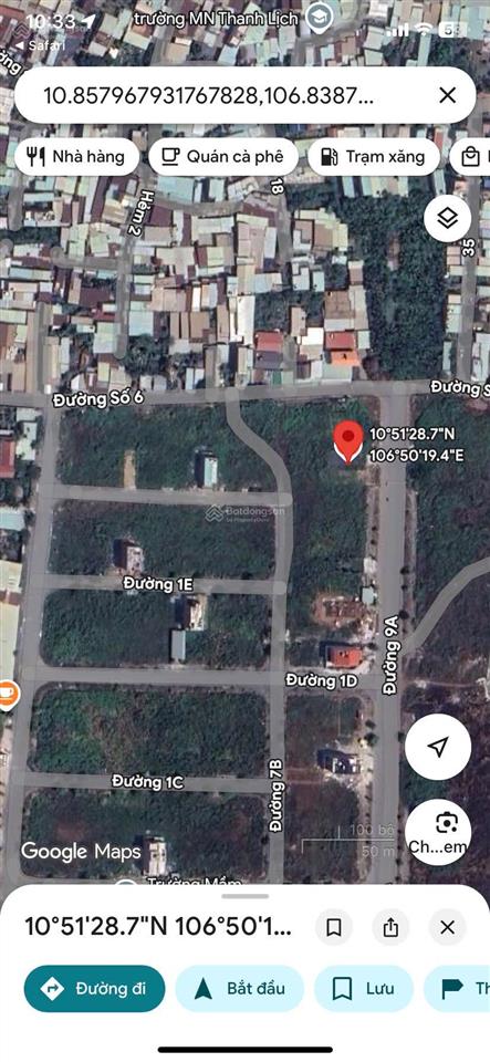 Bán đất khu tái định cư phước thiện quận 9, 200m2 giá 20 tỷ, trục chính đường 9a  30m. 0919 009 ***