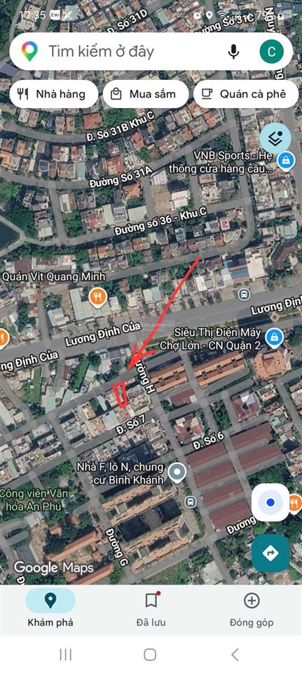 Bán đất ngay đường lương đình của quận 2, 5x20, giá 21 tỷ.  0919 009 *** bđs khoa quang