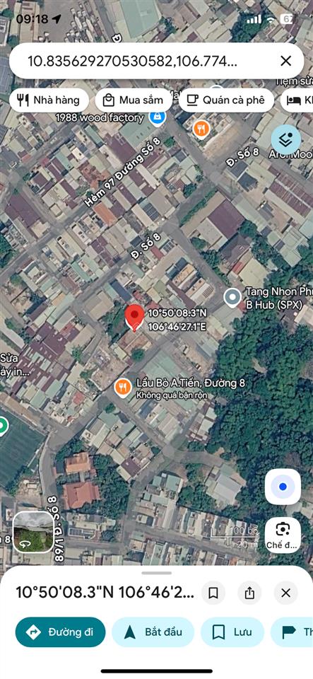 Bán lô đất sổ đỏ tiện xây chdv, 226,3 m2 giá 18.6 tỷ.  0919 009 *** bđs khoa quang
