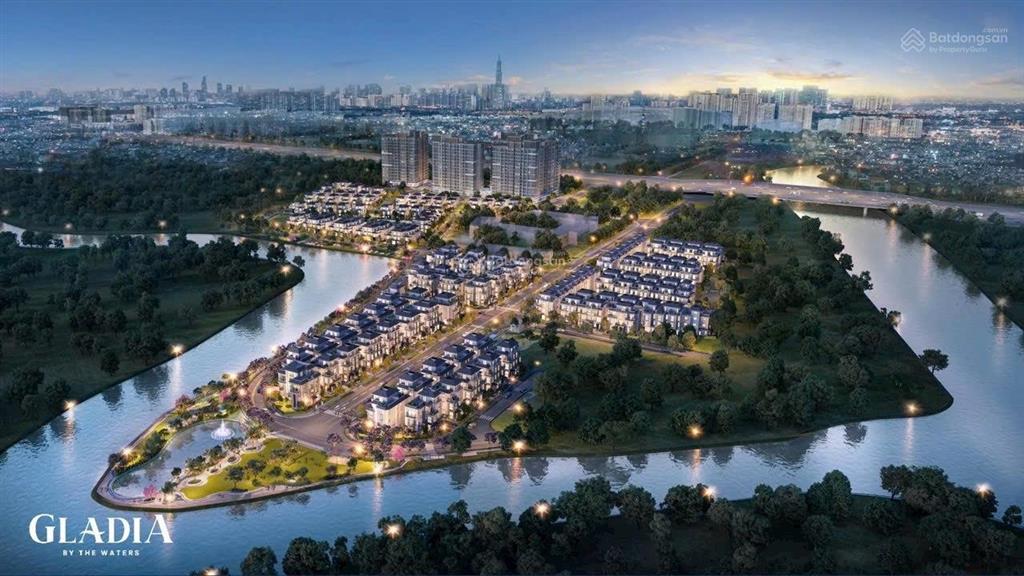 Mở bán đợt 1 nhà liên kế có sân vườn, biệt thự khu compound gladia quận 2.  0905 684 ***