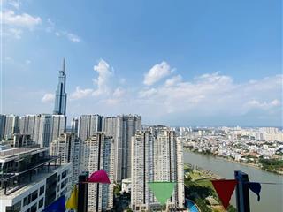 Độc quyền bán căn hộ 3 pn view sông + quận 1 + nội khu mát mẻ. nội thất cao cấp mới 100%. giá tốt!