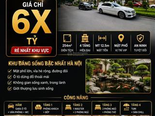 Biệt thự linh đàm, mặt đường đôi, chỉ 256tr/m  quá rẻ, vị trí vip nhất kdt